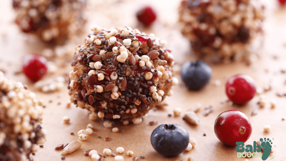 Blueberry Cashew Energy Bites